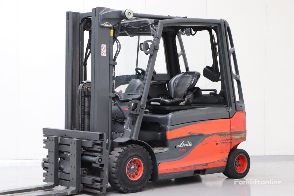 Linde E25L-01 electric forklift