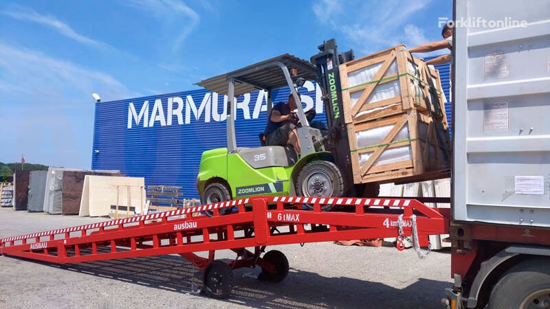 new Ausbau Mobile Verladerampe, mobilen Auffahrrampe, mobile Rampe für LKW loading dock ramp