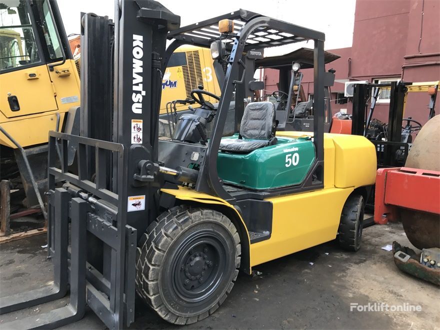 Komatsu FD50 rough terrain forklift